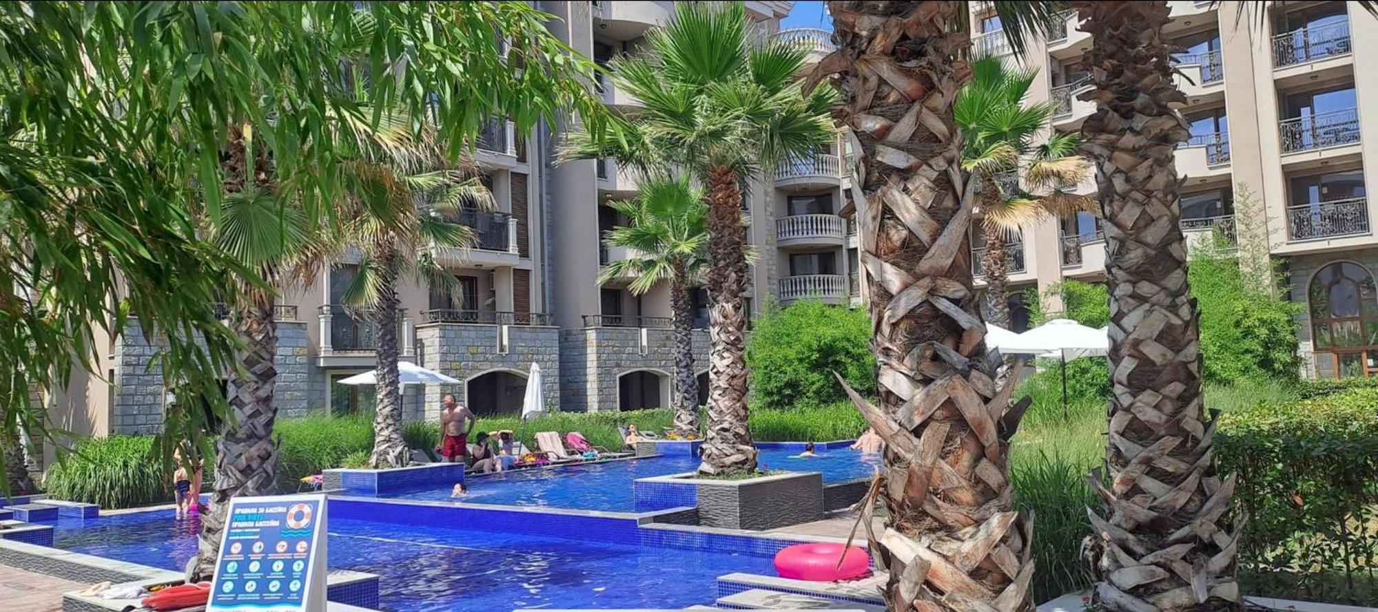Wonderful Deluxe Appartement In Cascadas Family Resort Sunny Beach Exterior photo